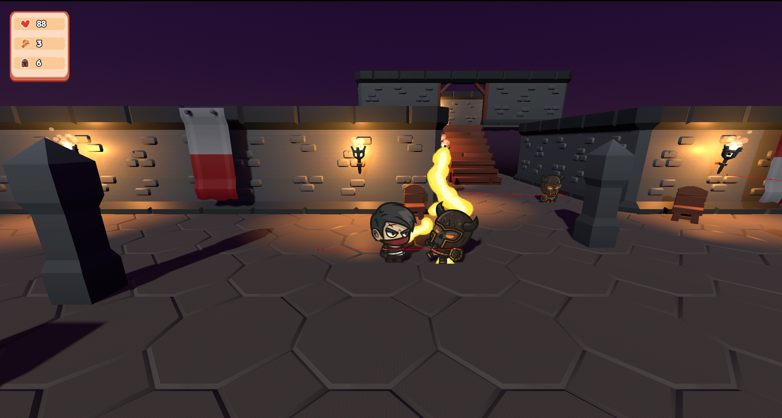 Screenshot from Dungeon RPG game.